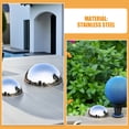 thumbnail image 3 of RENACLIPY 7 Pcs Boules Décoratives de Jardin Extérieur en Acier Inoxydable en Forme de Sphère avec Surface Réfléchissante, 3 of 8