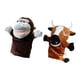 thumbnail image 5 of 2 marionetas de mano para niños, juguetes de peluche de animales para fiestas, juegos imaginativos Orangután y ganado, 5 of 8