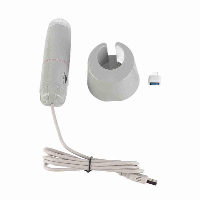 Detector de piel, cabello y cuero cabelludo con USB OTG de 5 a 200 aumentos, microscopio digital, analizador de piel, cámara de 200 MP