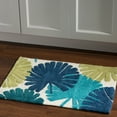 thumbnail image 4 of Linon Le Soleil Spring Hand Hooked Polypropylene 5'x7' Rug in Blue, 4 of 5