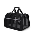 thumbnail image 1 of Portable Dog Carry Bags Sling Pet Bag Travel Breathable Carrier for Sightseeing Traveling Black, 1 of 8