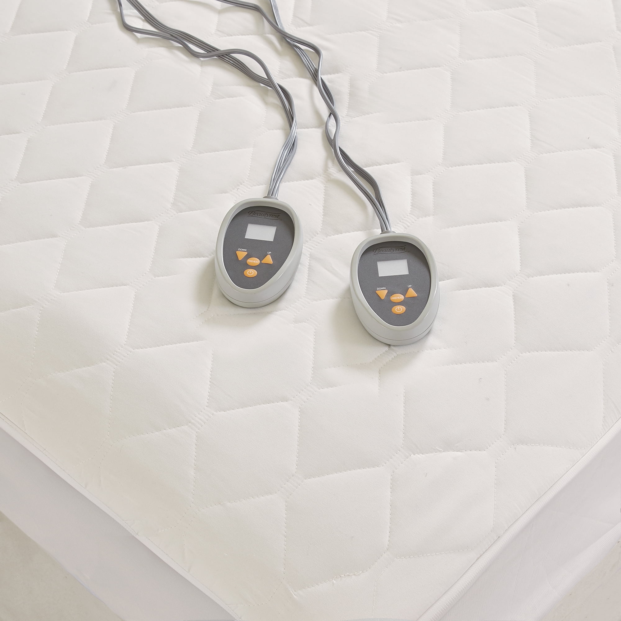 Beautyrest Cotton Deep Pocket Heated Mattress Pad-20 Heat Settings, Full -  Walmart.com