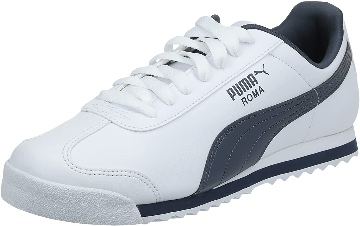 Humoristisch ik heb nodig kleinhandel PUMA Mens Roma Basic Sneaker 5 White/New Navy - Walmart.com