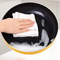 thumbnail image 4 of ¡Ofertas de Clearance!, Paño de cocina repelente de grasa, hilo de algodón multicapa, paño para lavar platos absorbente de algodón grueso, sin aceite, sin pelo Akmoler, 4 of 9