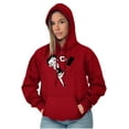 thumbnail image 4 of Betty Boop Love Heart Exclamation Hoodie Sweatshirt Women Brisco Brands S, 4 of 6
