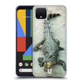 thumbnail image 1 of Head Case Designs Wildlife Open-Mouthed Crocodile Soft Gel Case Compatible with Google Pixel 4, 1 of 7