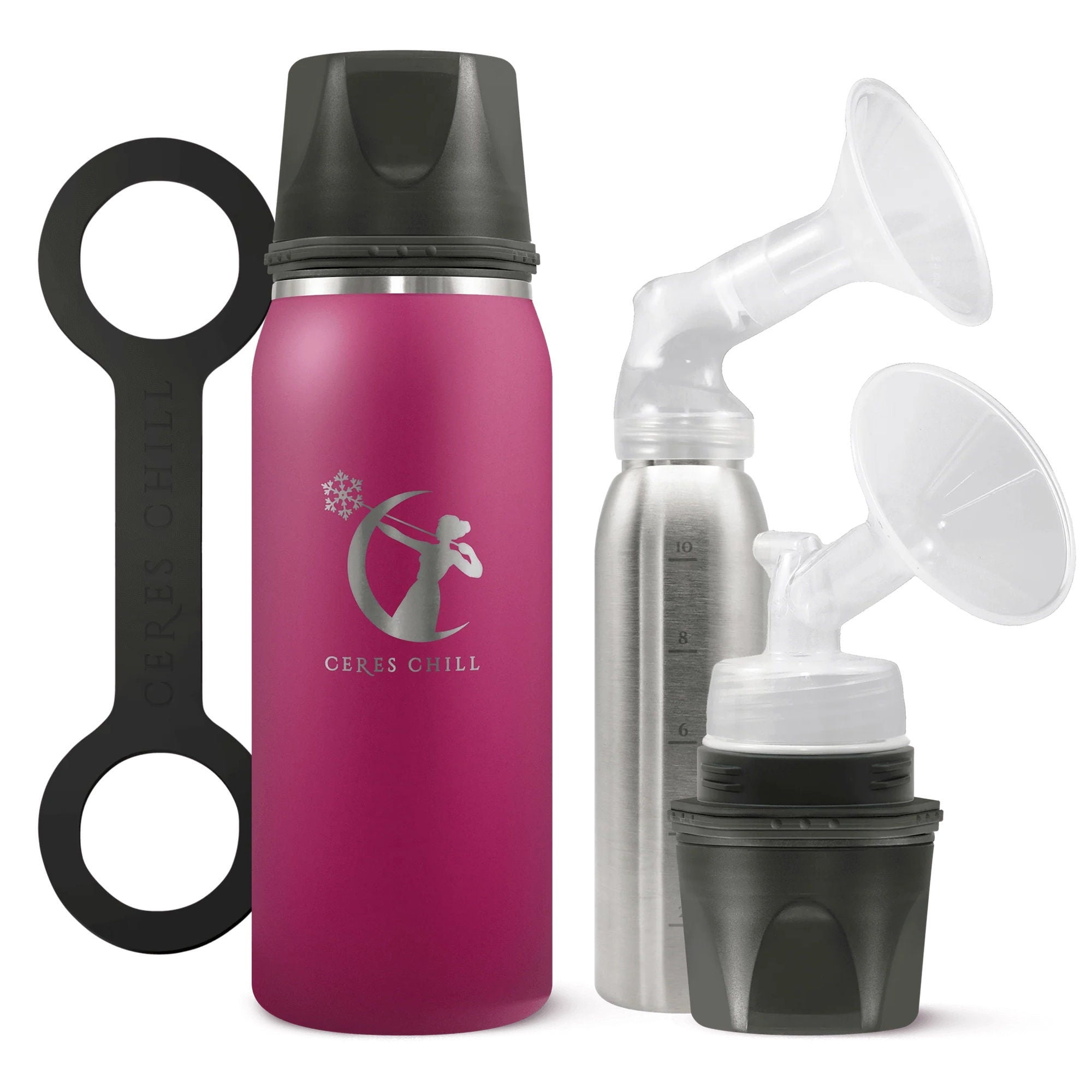 Ceres Chill OG Breast Milk Chiller Container Stainless Steel Don't Call Me Hon Plum 27 oz. 1 ct