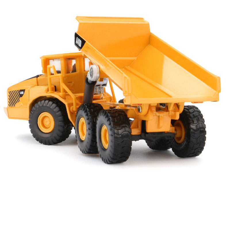 1:87 alloy loading and unloading truck children's toy car model engineering dump truck 1:87 Scale Alloy Excavator Dumper Engineering Metal Diecast Truck Car Funny Toy Kids Birthday Gift - image 2 of 7