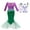 Dress+Crown Accessories, variant on Girls Ariel Mermaid Tail Costume Dress Cosplay Party Princess Outfits