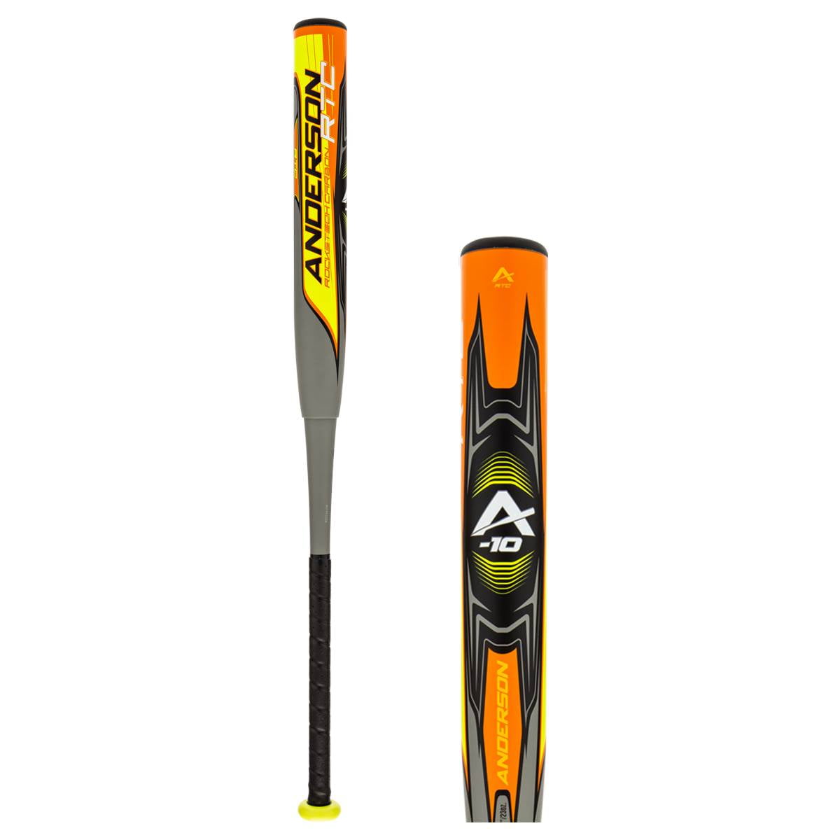 2022 Anderson Rocketech Carbon 10 Fastpitch Softball Bat Fprtc22 34 24 Oz Walmart Com Walmart Com