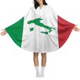 thumbnail image 3 of Map of Italy - Italian Flag Blanket Oversized Wearable Hooded Blanket Warm Throw Blanket Buttons Sweatshirt For Women Men Teens Flannel, 3 of 8