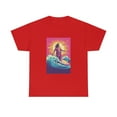 thumbnail image 2 of Jesus Surfing Unisex Heavy Cotton Tee, 2 of 9