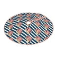 thumbnail image 2 of Balery Popcorn On Blue Lines Printed Christmas Tree Skirt , Merry Christmas Party Christmas Tree Decoration,Adjustable Tree Skirt-30", 2 of 8