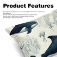 thumbnail image 2 of Whale Set with Unique Patterns - 16x16, 18x18, 20x20 Inches - Set of 2 for Living Room, Bedroom, and Office - Includes Throw Pillow Inserts and Chair, 2 of 6