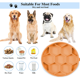 thumbnail image 4 of Cuenco de silicona para perros de alimentación lenta, cuenco de comida para perros para perros grandes/medianos/pequeños Adepaton CPB-US-CJZ631-3, 4 of 5