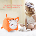 thumbnail image 7 of Kids Travel Pillow - 2-in-1 Deformable Kids Neck Pillow for Traveling, Soft U-Shaped Pillow with Adorable Animal Design, Comfy Sleep and Play, Ideal for Airplanes Travel - QQ Orange Fox, 7 of 7