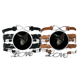 thumbnail image 1 of Black Cat animal salvaje mirada oscura Pulsera pareja de cuerdas de cuero Unbranded M, 1 of 3