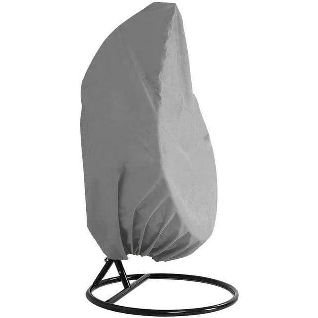 Nvzi Funda para columpio - Funda impermeable para asiento de columpio de jardín, para exteriores, resistente a la lluvia, al polvo, anti-UV, 45 x 75 pulgadas (gris 210D)
