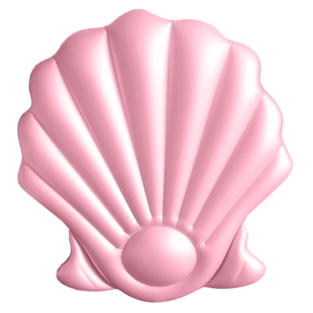 Summer Shell-Shaped Inflatable Swimming Pool Floating Raft PVC Water ...