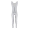 thumbnail image 4 of renvena Kids Girls One Piece Shiny Sleeveless Gymnastic Leotard Unitard Ballet Dance Jumpsuit Bodysuit, 4 of 7