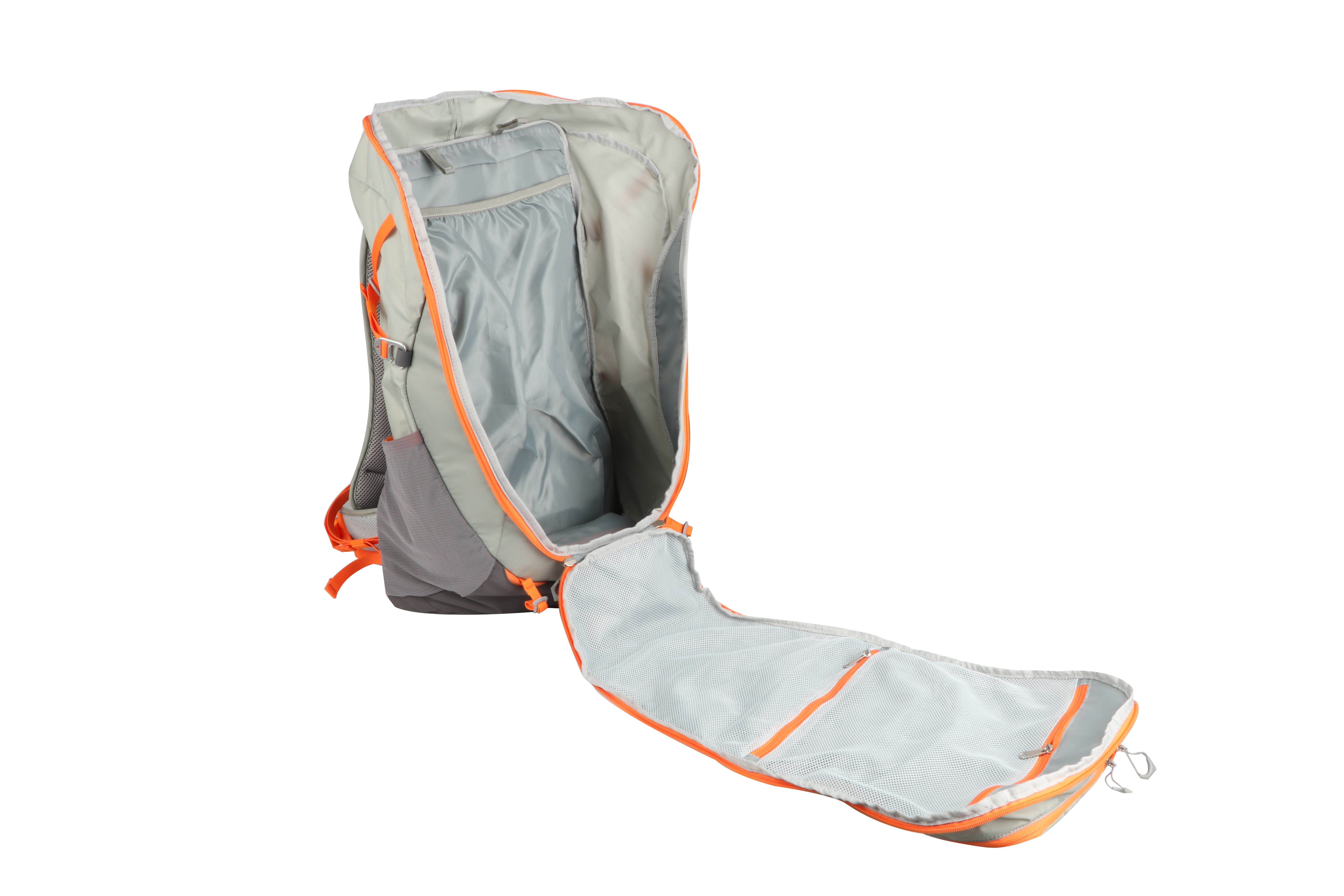 Ozark Trail 40L Lightweight Hiking Backpack, Gray, Unisex, Adult - image 2 of 8