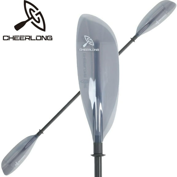 Kayak Paddle with Fiberglass Shaft and PP Blade, Floating Kayaking Oars, Adjustable 230-240 cm/ 90.5-94.5 Inches