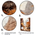 thumbnail image 3 of Designart "Journeying Endlessly in the Canyon II" Landscape & Nature Floater Framed Wall Art Print, 3 of 7
