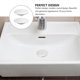thumbnail image 2 of 2 Pcs Bathroom Sink Drain Stopper Cover Pops Up Waste Plug Cover Drain Device, 2 of 3