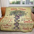 thumbnail image 2 of Personalized To My Bonus Mom Blanket, Stepmother Birthday Happy Mother's Day, 2 of 5