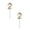 Gold 2, variant on 1 Pc Numeral Birthday Candles Birthday Candles Gold Birthday Cake Candles Number Candles Cake Topper Decoration for Cake Decoration Birthday Parties Wedding Anniversary Celebrations, 6.3", Gold 6