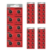 Toshiba LR44 - A76 Alkaline Button Battery 1.5V - 50 Pack