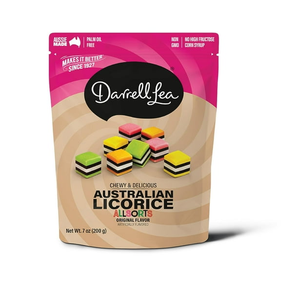 Pack of 8, Darrell Lea Original Allsorts Australian Licorice, 7 oz