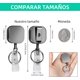 thumbnail image 5 of Paquete de 2 Carretes Retráctiles, llavero Retráctil Resistente, llavero Extensible Con Cable de Acero, Soporte Retractil para llaves Con Clip, Porta llaves Retractil, Color Negro, 5 of 5