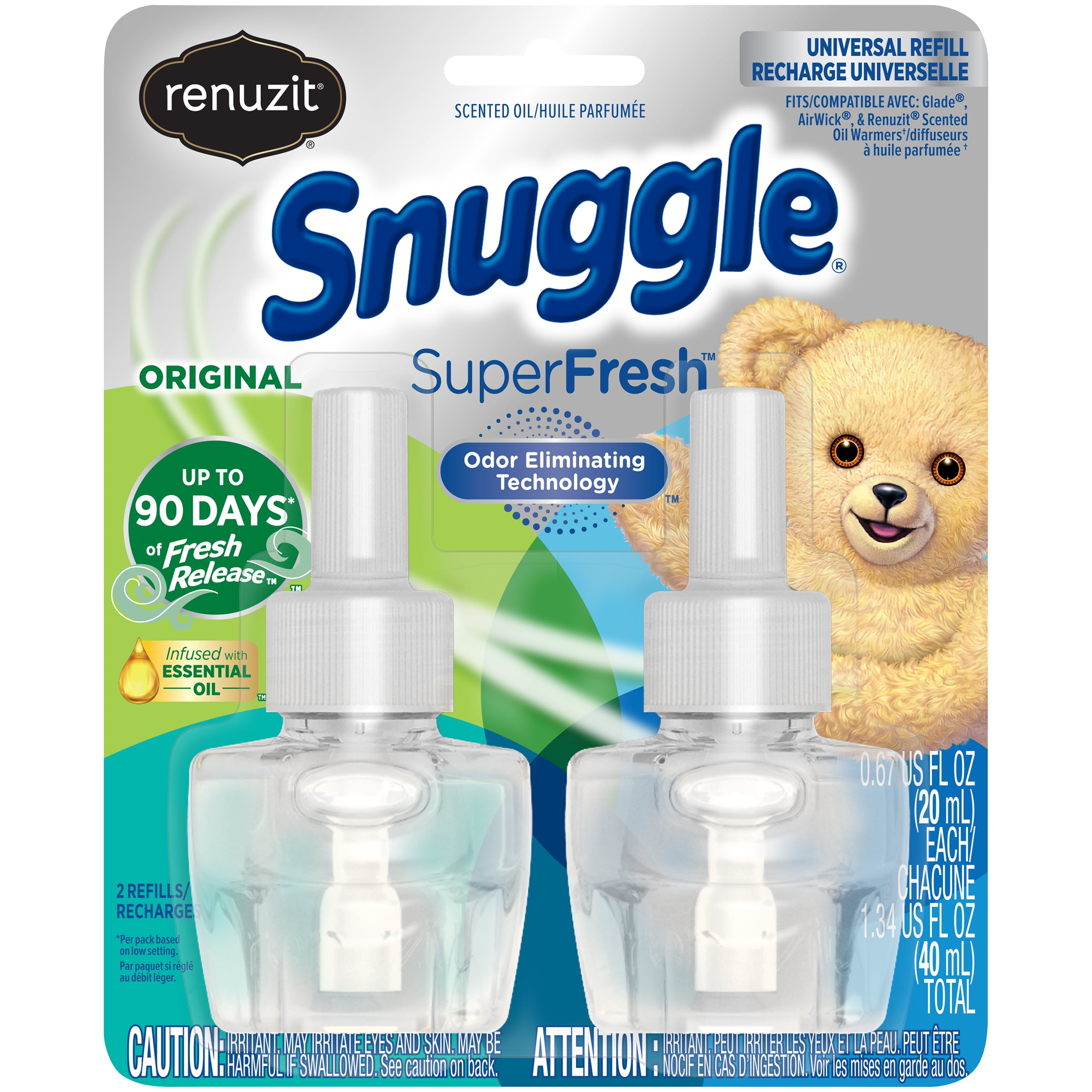 Renuzit Snuggle Scented Oil Refill for Plugin Air Fresheners