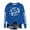 Blue-3, variant on Fshinging Women's Football Sweatshirt Game Day Glitter Sequin Print Long Sleeve Crew Neck Sunday Graphic Pullover Y2K Rugby Clothes
