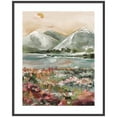 thumbnail image 4 of Kate and Laurel Framed Wall Art Print 'Neutral Landscape 03' by Annie Quigley, 33 x 41, Stylish Black Narrow Frame, Modern Contemporary, Landscape Art for Wall Decor, 4 of 8