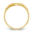 thumbnail image 2 of 14K Yellow Gold Ring Band Signet, Size 7, 2 of 5