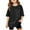Black, variant on Coerni Girls Butterfly Graphic Tee Short Sleeve Summer T Shirts Kids Cotton Basic Tops Athletic Aesthetic Crerwneck Loose
