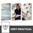 thumbnail image 3 of FONDOTIN Large Mixing Bowls Stainless Steel Bowl For Salad Preparation 1Set, 3 of 6