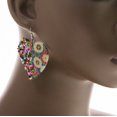thumbnail image 5 of Mi Amore Heart Flower Dangle-Earrings Multicolor, 5 of 5