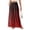 Red, variant on Women's Ombre Gradient Palazzo Pants, High Waisted Wide Leg Long Trousers with Pockets, Casual Summer Beach Flowy Skirt Pants