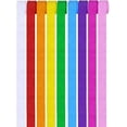 thumbnail image 1 of 9 rollos de serpentinas de papel crepé para manualidades, serpentinas de papel crepé de arcoíris, telón de fondo para colgar borlas, decoración para fiestas de festivales, 1 of 5