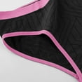 thumbnail image 6 of Gapacks Comfortable Women's Panties M, Hot Pink, Stretchy Nylon Spandex Blend, Color Block Wide Waistband, No Roll Down, Geometric Pattern, Everyday Wear, 6 of 8