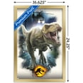 thumbnail image 3 of Jurassic World: Dominion - T. Rex Focal Wall Poster, 14.725" x 22.375" Framed, 3 of 6