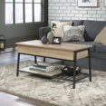 Curiod LiftTop Rectangle Coffee Table, Charter Oak Finish