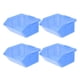 thumbnail image 1 of GOOHOCHY 4 cajas de plástico para estanterías anidadas, cajas de almacenamiento para estanterías anidadas, cajas de ferretería, 1 of 8