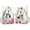 White Horse & Pink Flower, variant on CCWACPP 2 Piece Wall Art Watercolor Horse Painting Colourful Horse Picture Wild Animal Canvas Print for Farmhouse Bedroom Office (11.00" x 14.00" x 2PCS)