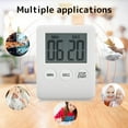 thumbnail image 3 of Willstar Digital Kitchen Timer & Stopwatch,Large LCD Kitchen Timer Large Count Down Up Clock Loud Alarm Magnetic Chef with Loud Alarm, Magnetic Stand for Cooking, Classroom, Bathroom, Teachers, Kids, 3 of 7