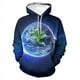 thumbnail image 3 of Sudadera con capucha para hombre, diseño de universo espacial, cielo estrellado, galaxia, vía láctea, moda urbana, sudaderas con capucha de gran tamaño para hombre, 3 of 5