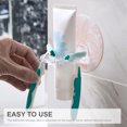 thumbnail image 3 of Mistaha Disc Toothbrush Holder Self-adhesive Wall Mount Toothpaste Storage Rack Multi-slot Toothbrush Holder Rack Bathroom Toothpaste Organiser, 3 of 8